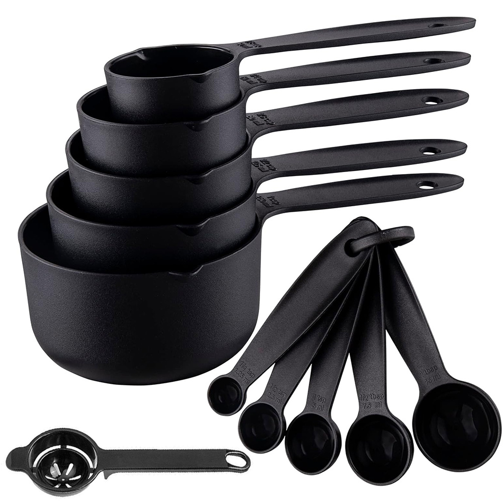 Kitchen Gadgets Products - 11pcs Plastic Measuring Cups&Egg Yolk Separator