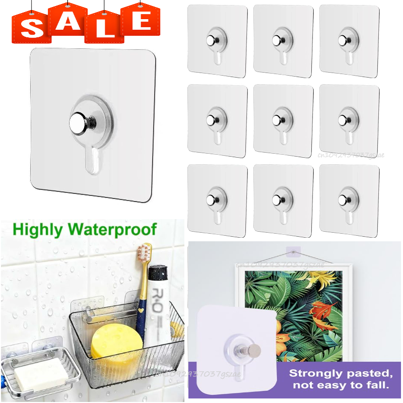 Kitchen Gadgets Holder - Photo Frame Hooks Storage Rack Screw