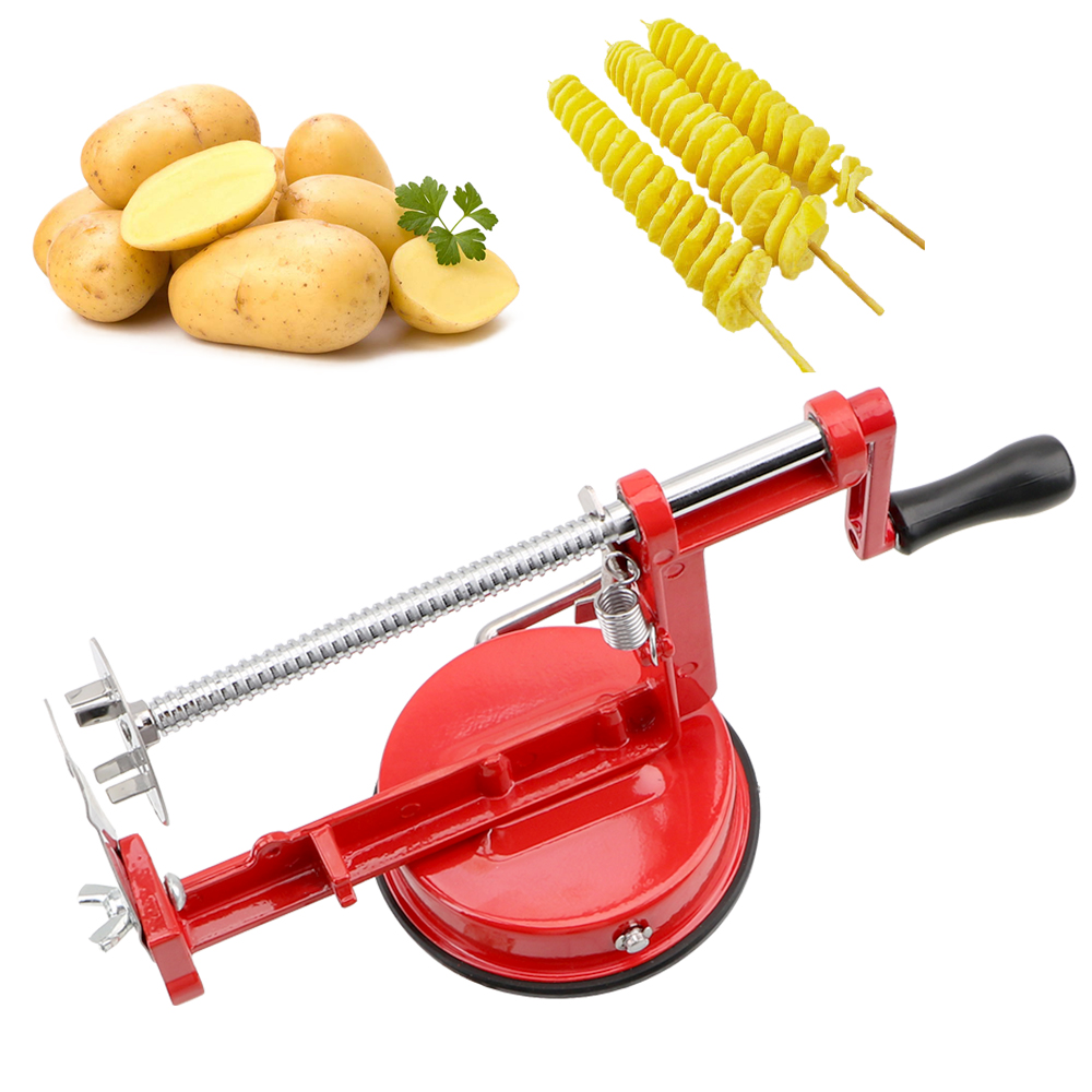 Kitchen Gadgets Smart - Manual Spiral French Fry Cutter Cooking