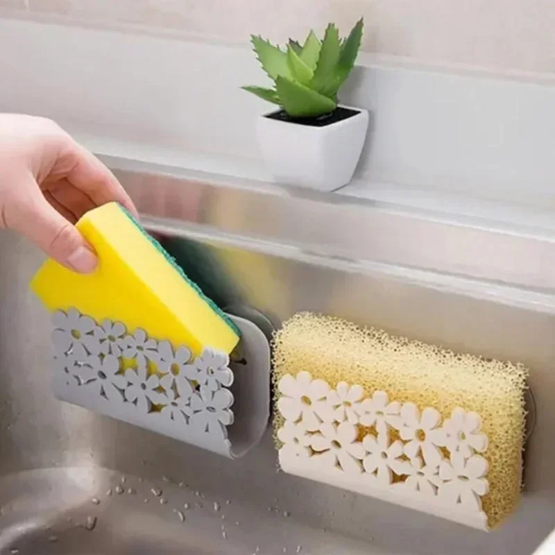 Kitchen Gadgets Holder - Dish Cloths Rack Suction Sponge Holder