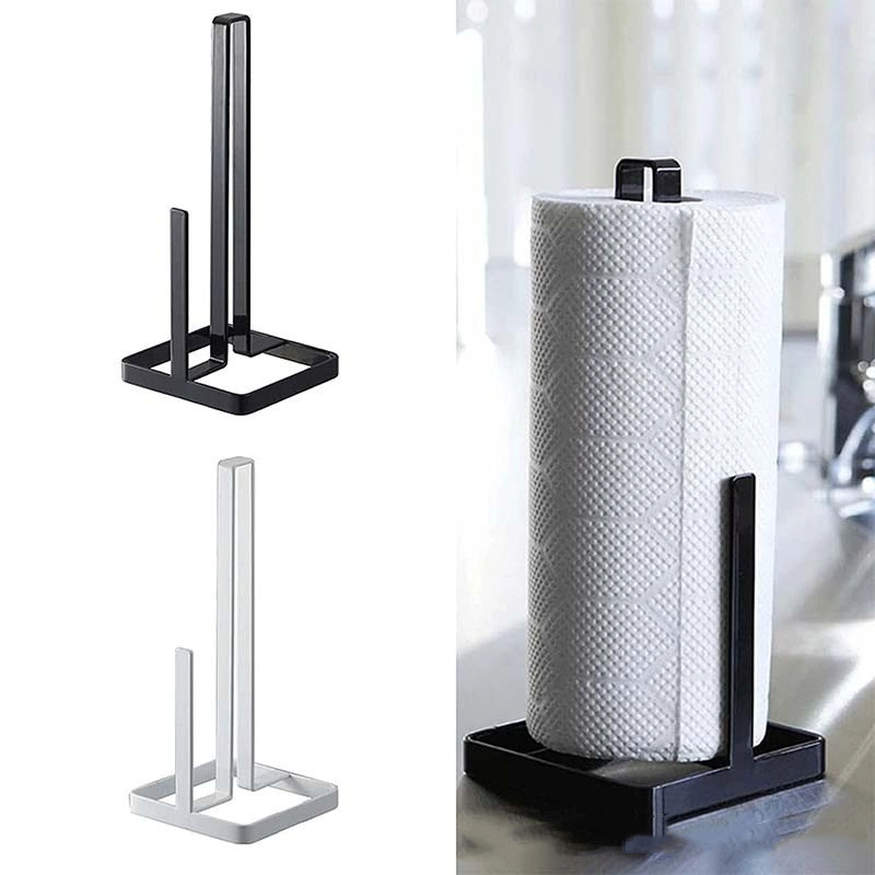 Kitchen Gadgets Holder - Kitchen Metal Roll Paper Holder Portable