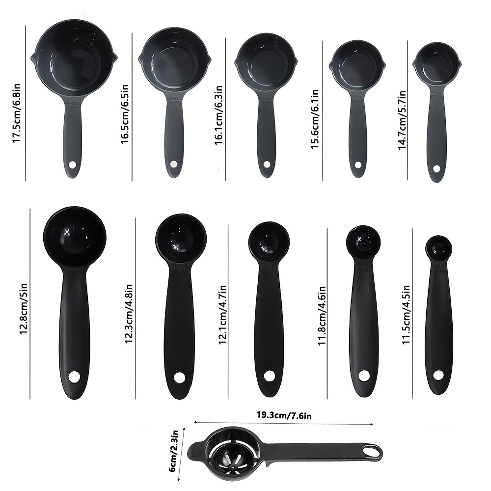 11pcs Plastic Measuring Cups&E - đánh giá và giá Kitchen Gadgets Products