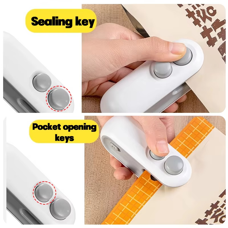 Mini Handheld Plastic Bag Seal - đánh giá và giá Kitchen Gadgets Built In