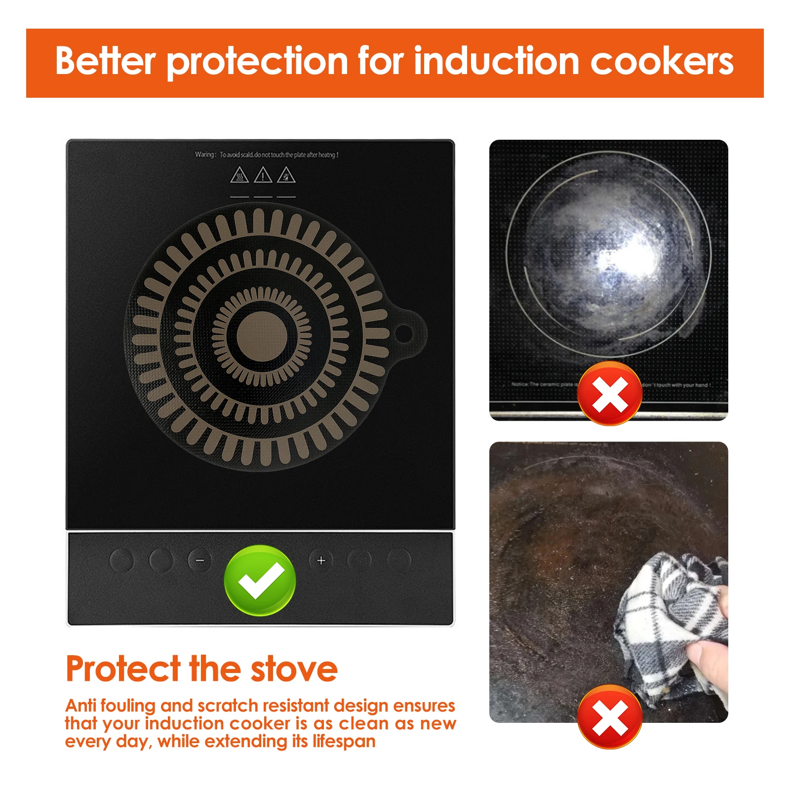 Induction Cooktop Mat Protecto - đánh giá và giá Kitchen Gadgets Modern