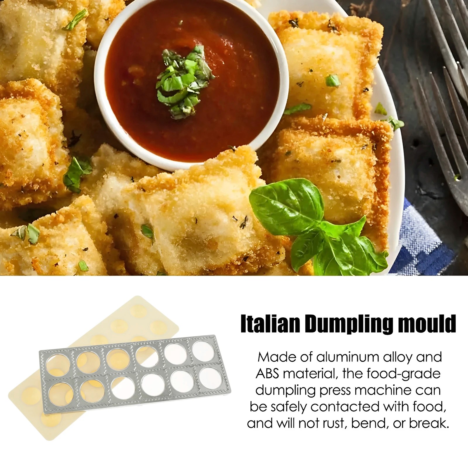 Dumpling Mold 12 Holes Ravioli - đánh giá và giá Kitchen Gadgets Products
