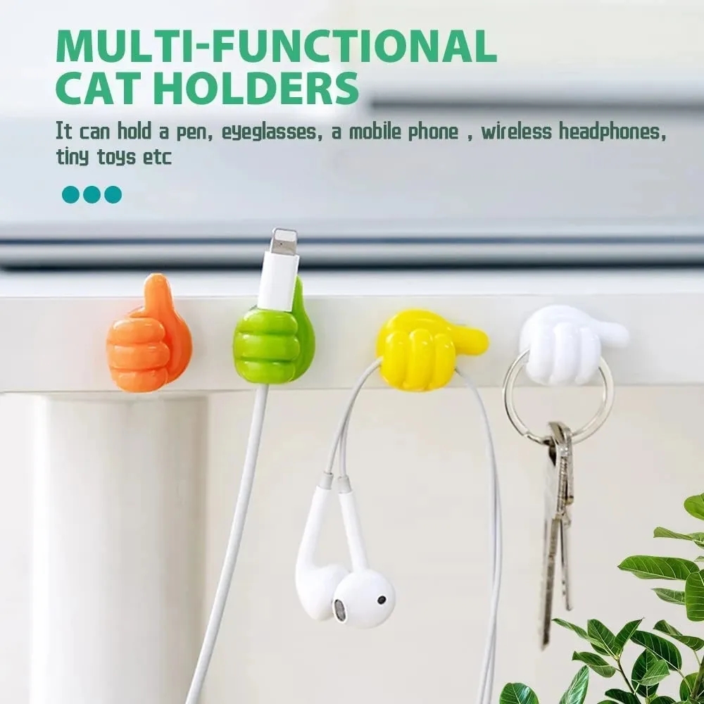 Silicone Thumb Wall Hook Cable - đánh giá và giá Kitchen Gadgets Holder