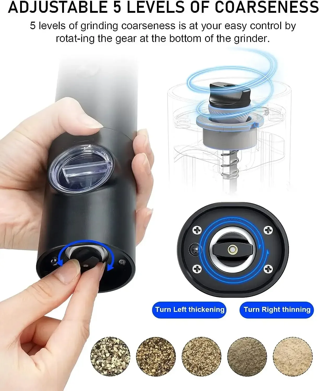 Electric Salt And Pepper Grind - đánh giá và giá Kitchen Gadgets Smart