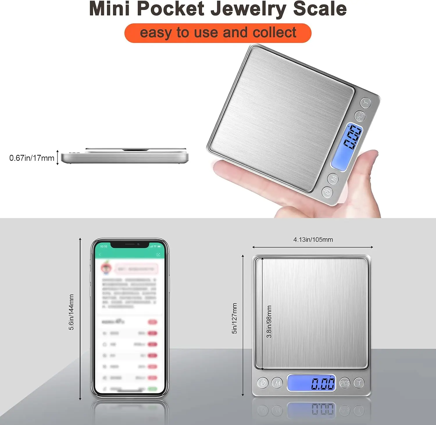 LCD Digital Jewelry Scale 3kg  - đánh giá và giá Kitchen Gadgets Smart
