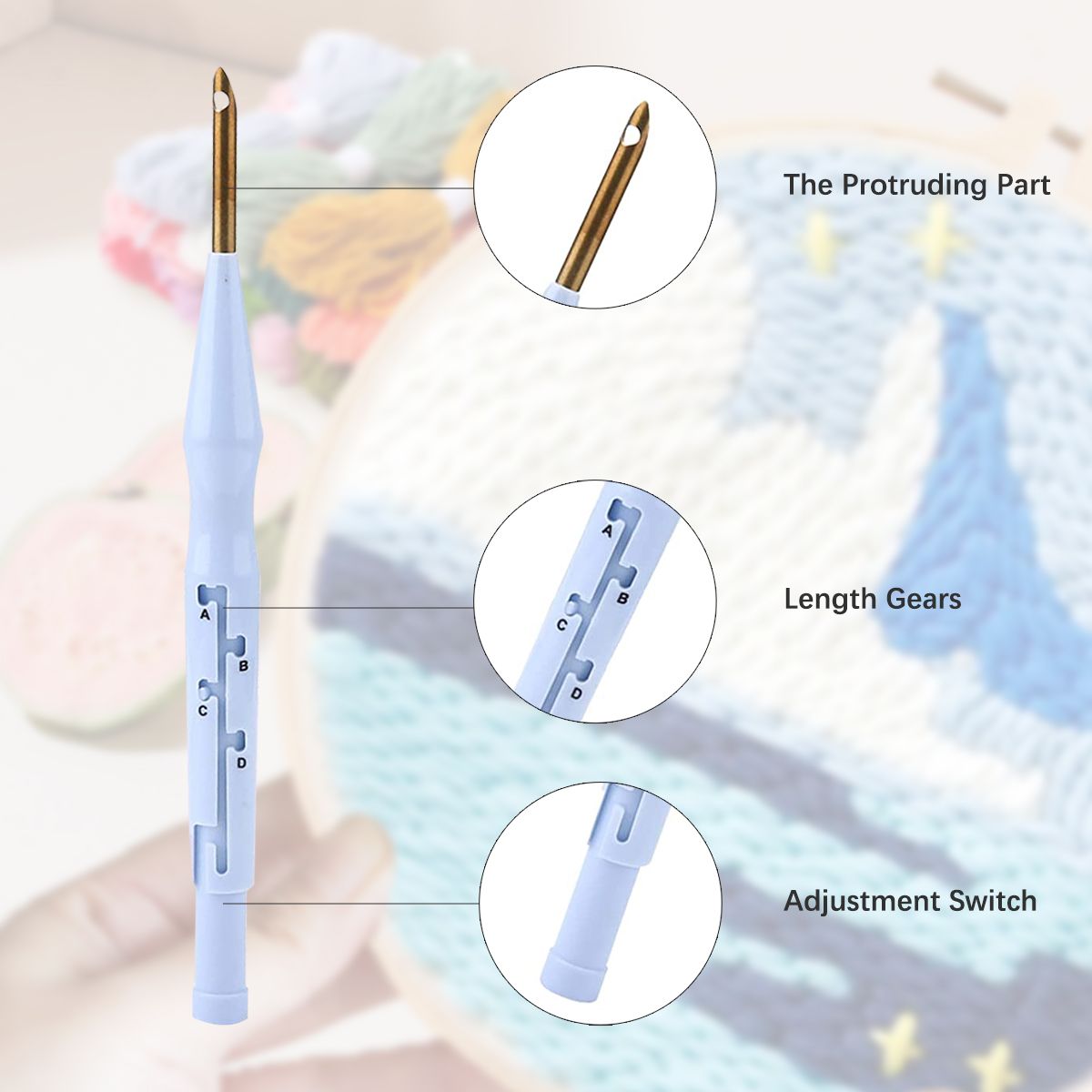DIY Punch Needle Kits Cute Ani - đánh giá và giá Kitchen Gadgets Crossword