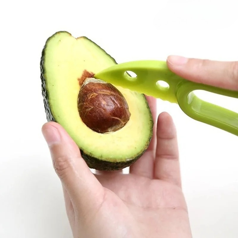 1PC 3 in 1 Green Avocado Slice - đánh giá và giá Avocado Slicer Tool