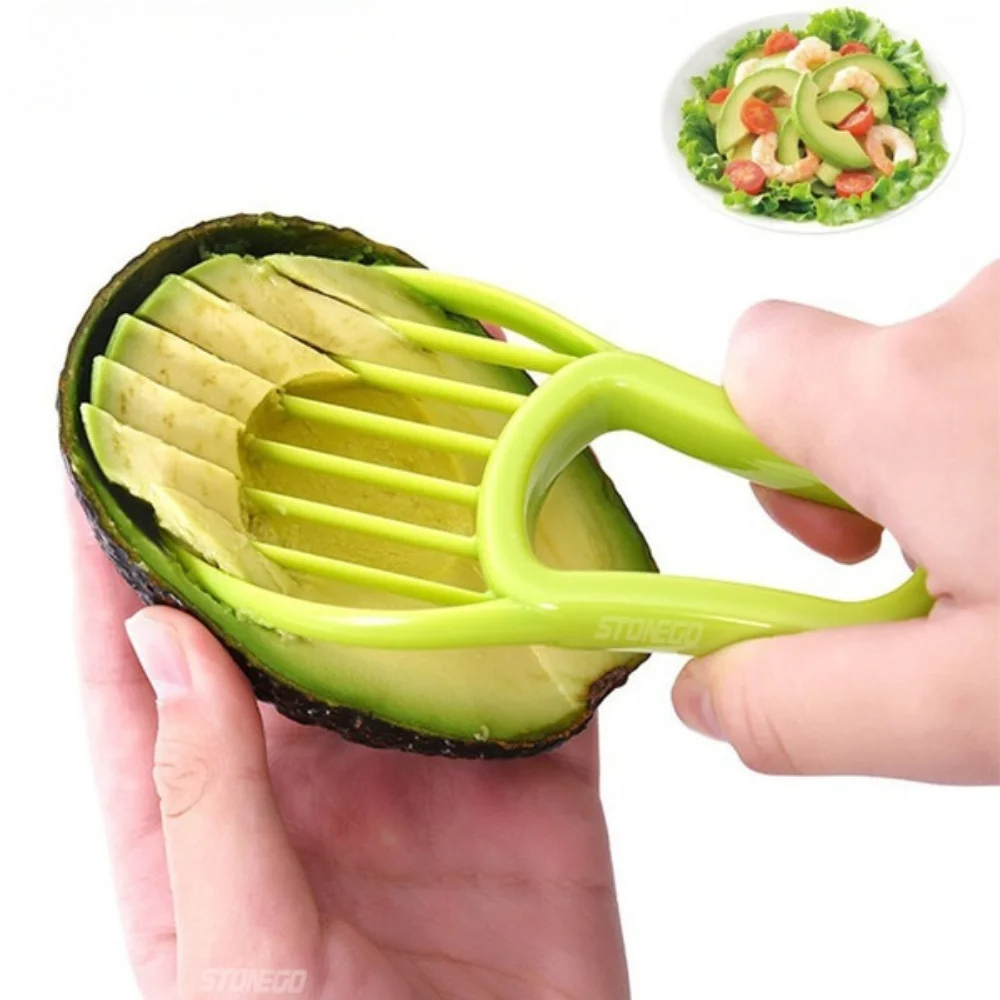 1PC 3 in 1 Green Avocado Slice - đánh giá và giá Avocado Slicer Tool