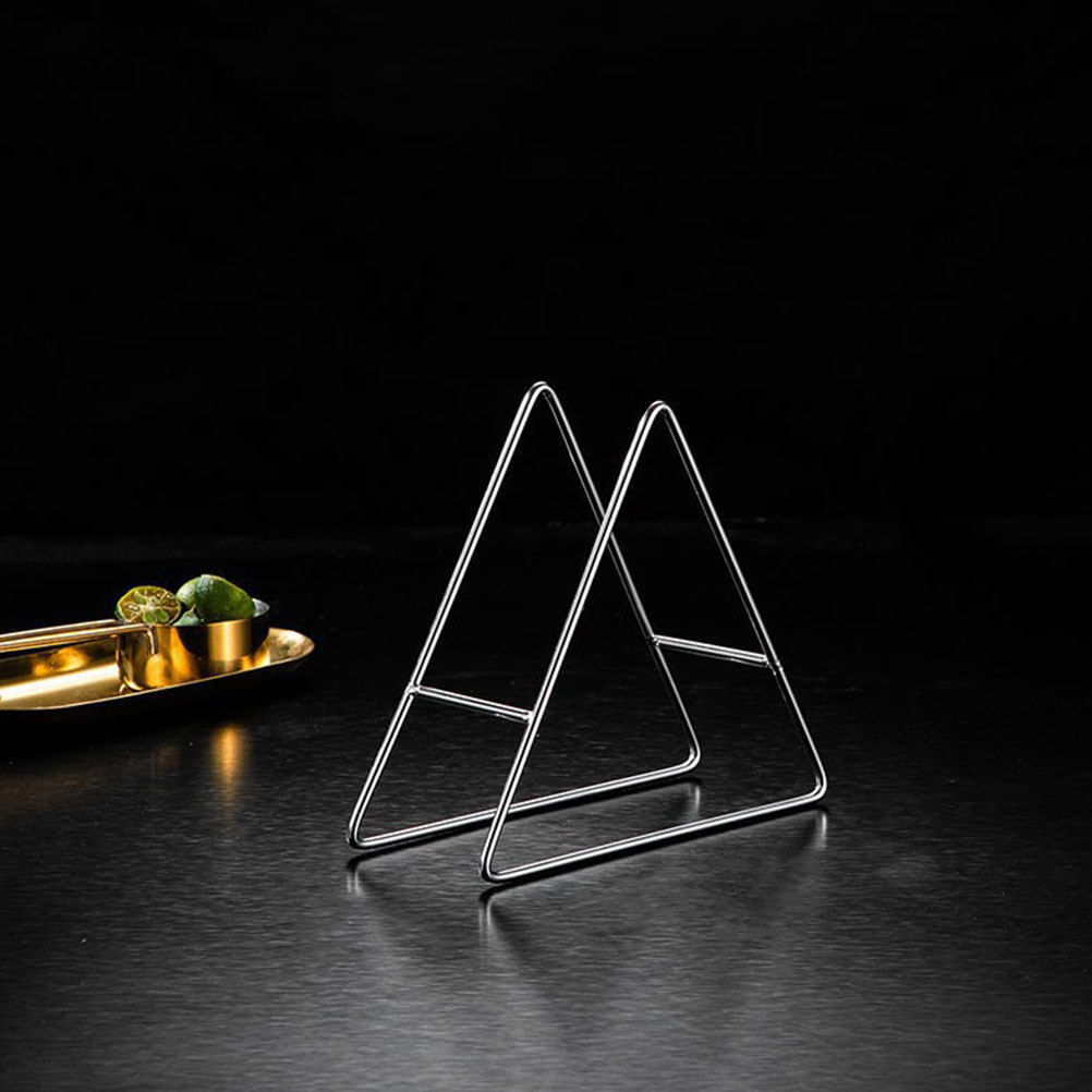 Triangle Metal Plate Stand Smo - đánh giá và giá Kitchen Gadgets Holder