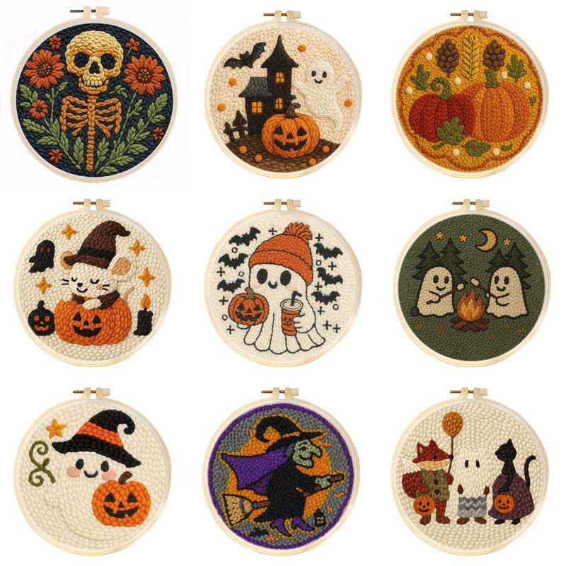 Punch Needle Kit Ghost Pumpkin - đánh giá và giá Kitchen Gadgets Crossword