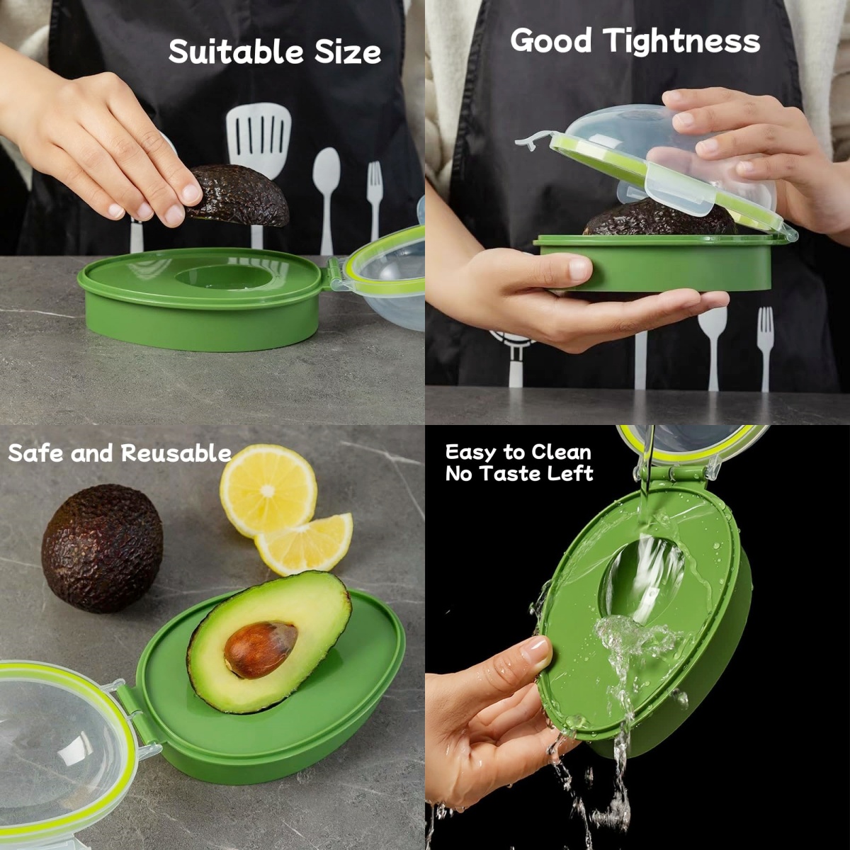 Avocado Storage Box Reusable C - đánh giá và giá Avocado Slicer Tool