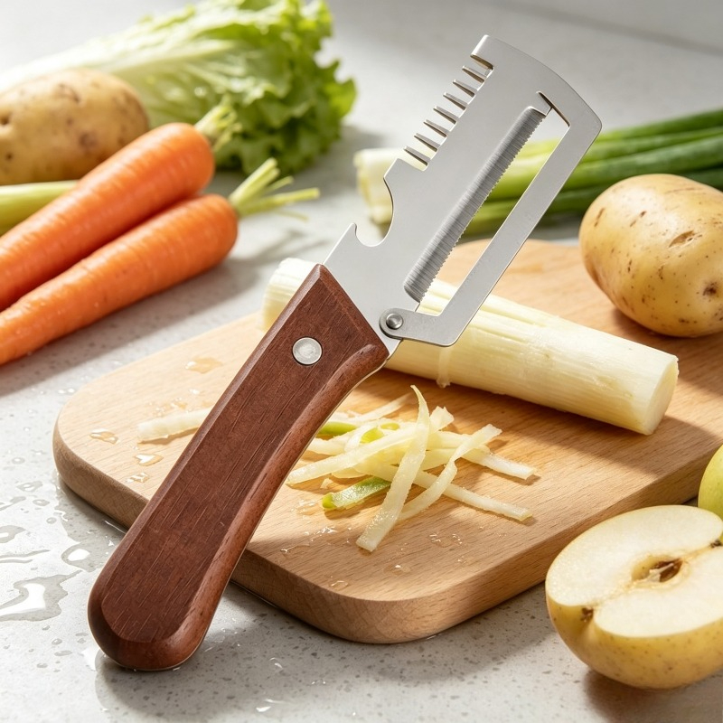 2‑in‑1 Serrated Vegetable Peel - đánh giá và giá Kitchen Gadgets Built In
